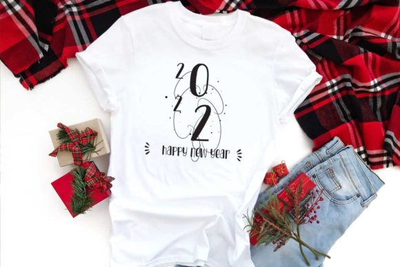 2022 Happy New Year Graphics for T-Shirt Designs