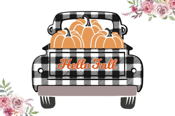 Black White Plaid Pickup Truck SVG: Graphics & Print Templates Review