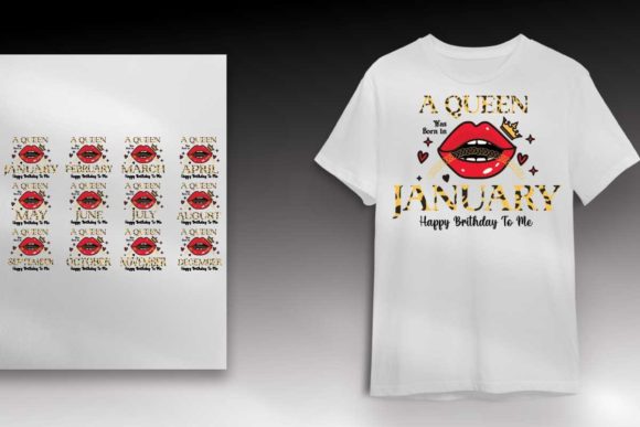 Leopard Queen Gift Idea Bundle: Graphics & Print Templates