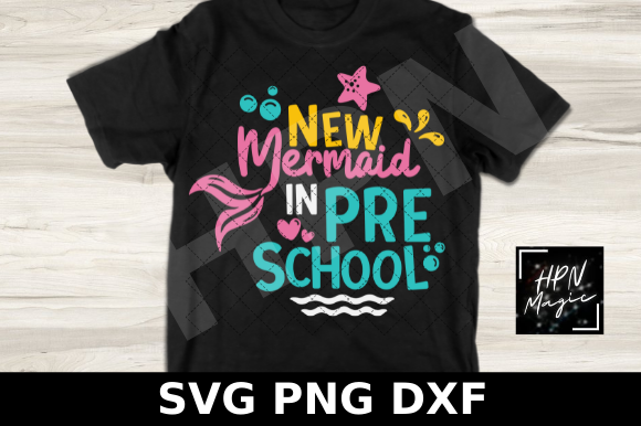 New Mermaid in Preschool SVG Graphics