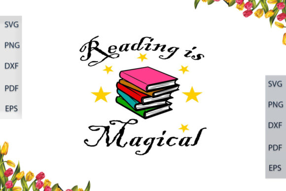 Reading is Magical Graphics and Print Templates