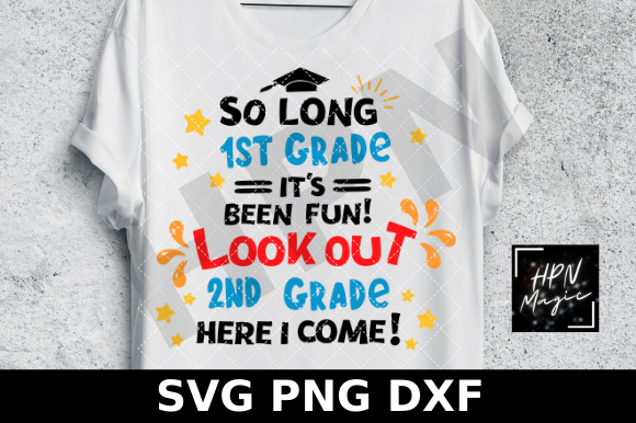 So Long 1st Grade SVG for Local Branding
