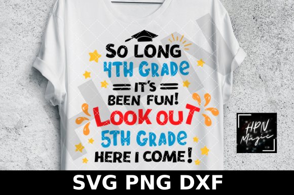 So Long 4th Grade SVG for Graphics & Illustrations