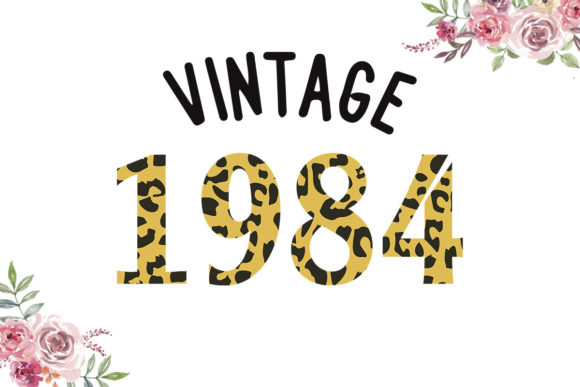 Vintage 1984 Leopard Font: A Brand Designer Review of a Retro Graphics Print Template